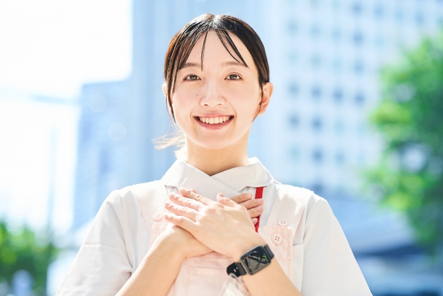 安心して通える女性のイメージ
